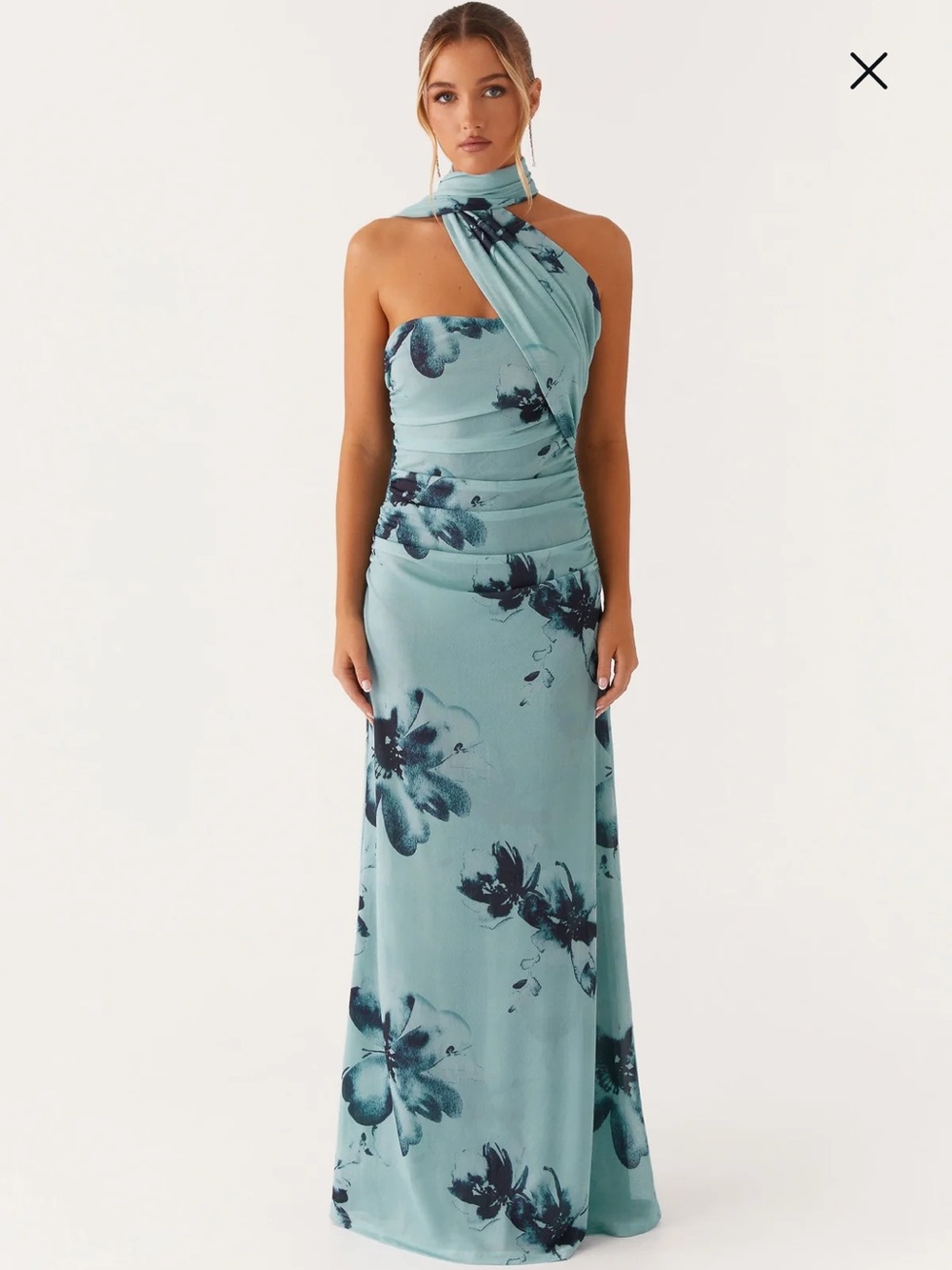 NWT Pepper mayo Songbird Maxi Dress in Teal